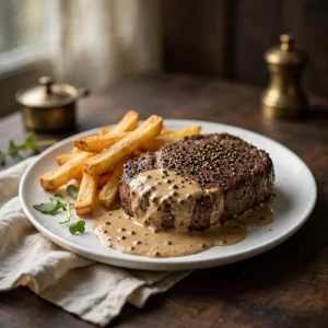 Steak au Poivre
