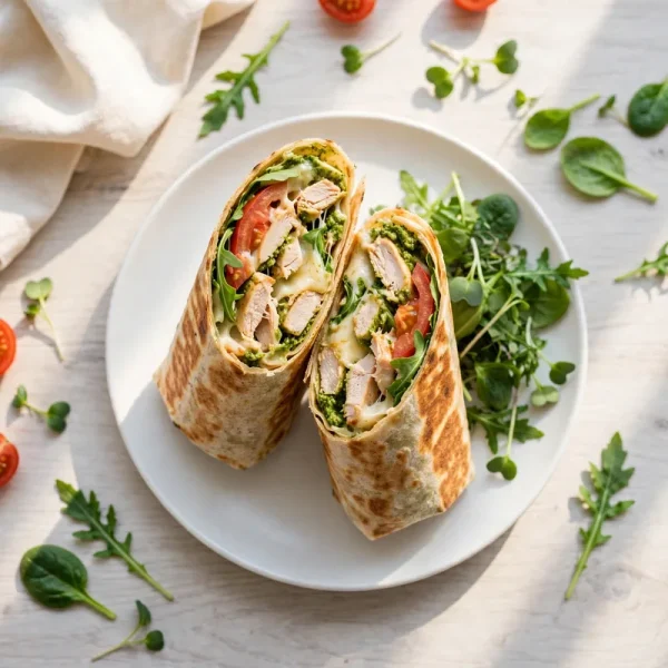 chicken-pesto-wrap
