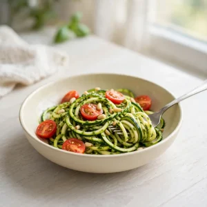 Zucchini Noodle Pesto