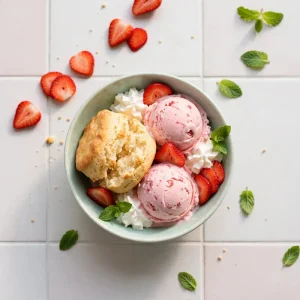 Strawberry Shortcake Sundae