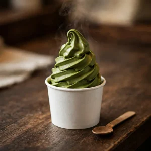 Matcha Soft Serve