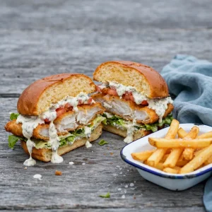 Fried Haddock Sandwich