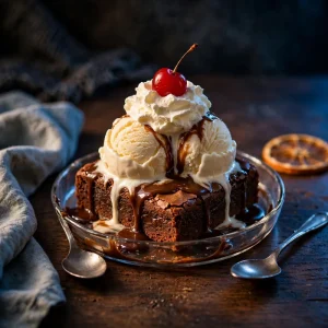 Brownie Sundae